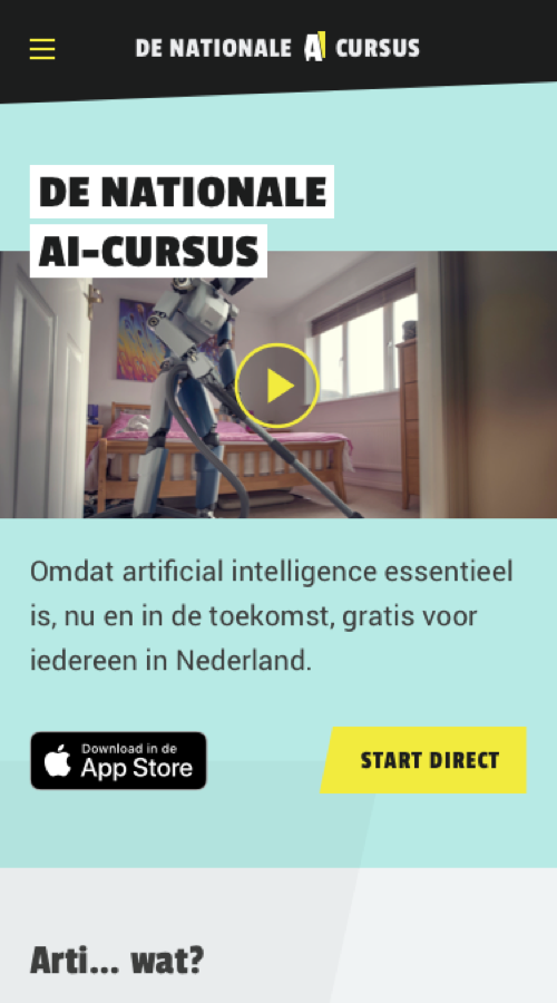 AI-course for all Dutch people screenshot 2